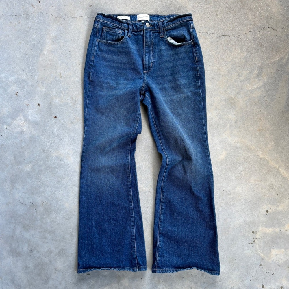Universal Thread Womens High Rise Flare Jeans Blue Denim Size 10S 30x30 Western